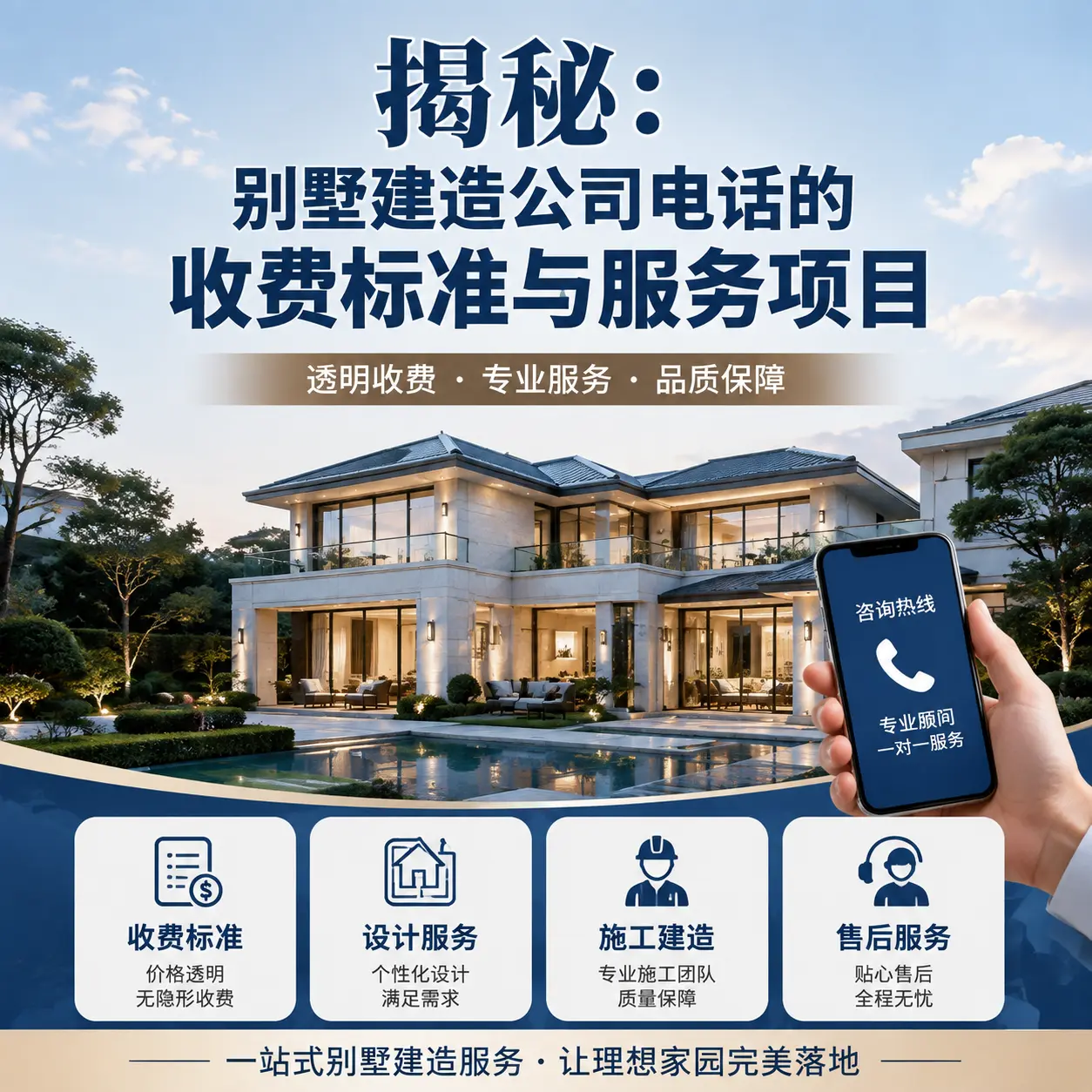 揭秘:关岭别墅建造公司电话的收费标准与服务项目