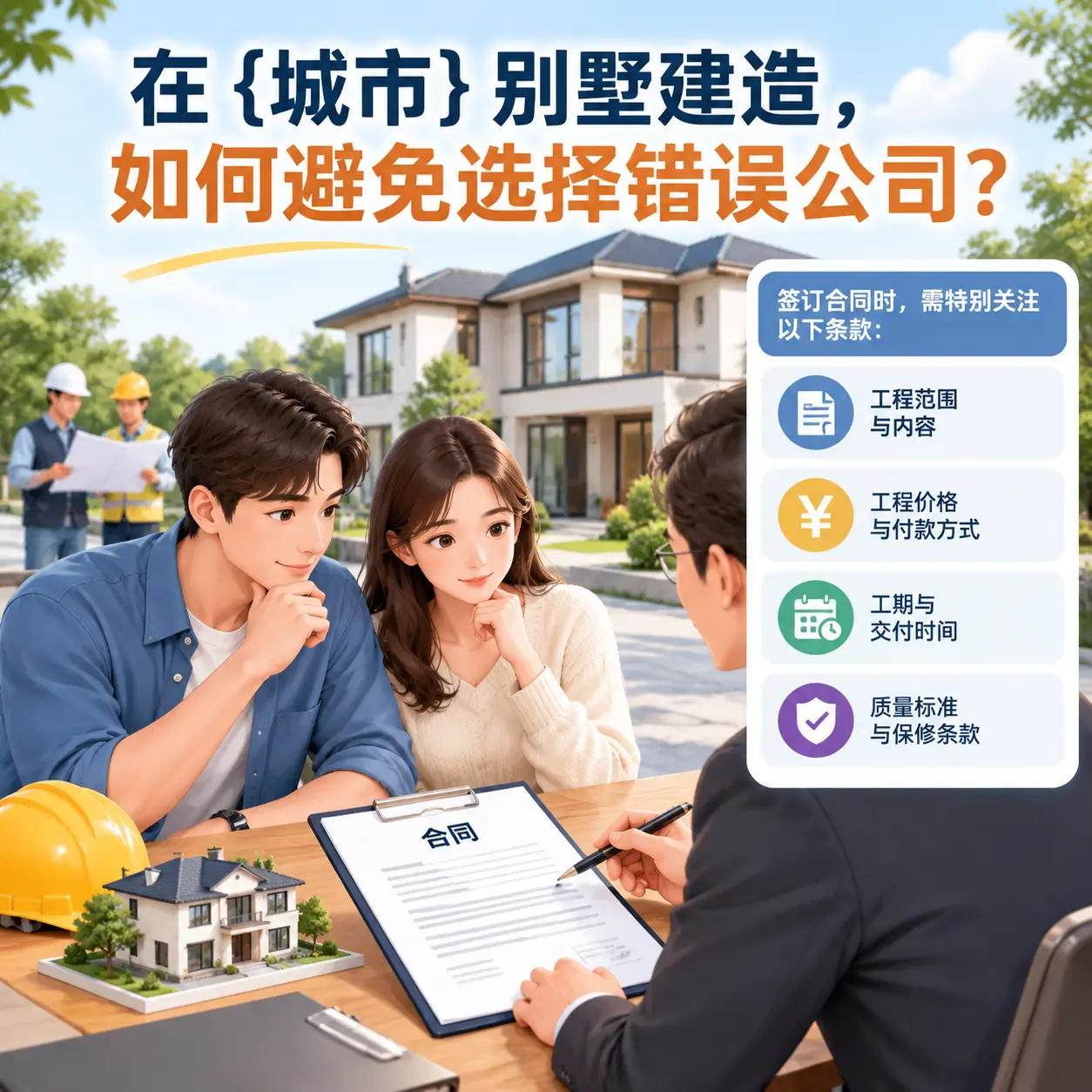 在 关岭 别墅建造,如何避免选择错误公司?