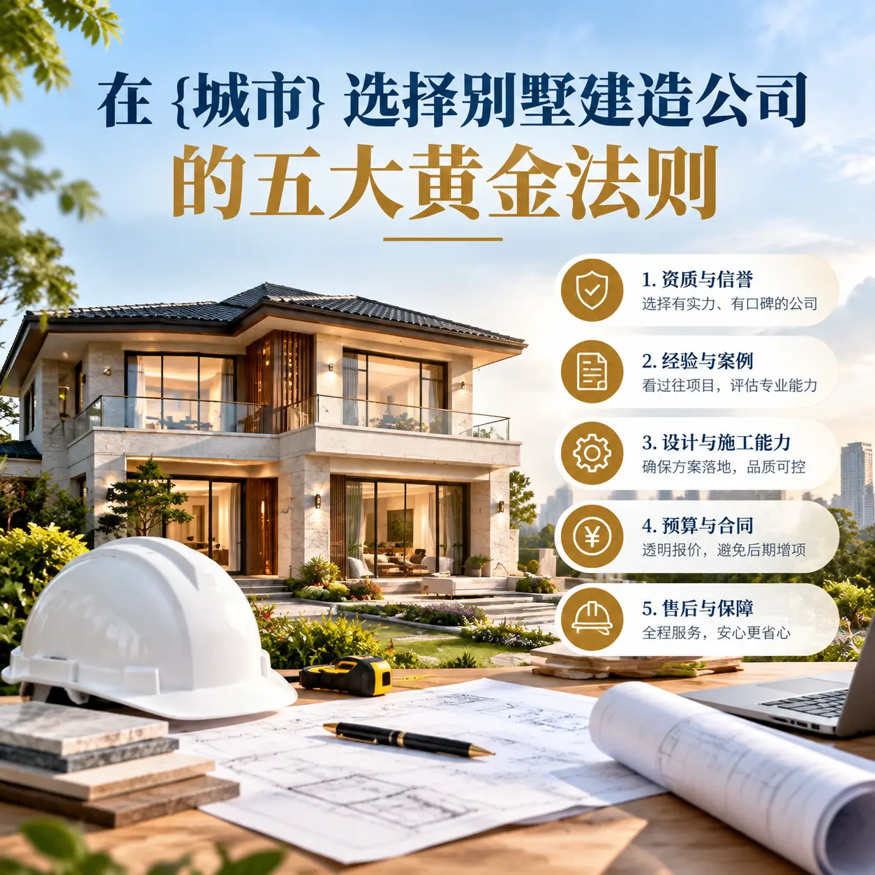 在 关岭 选择别墅建造公司的五大黄金法则