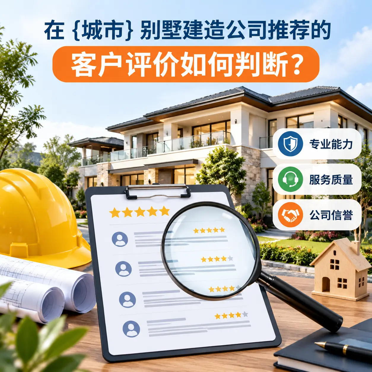 在 关岭 别墅建造公司推荐的客户评价如何判断?