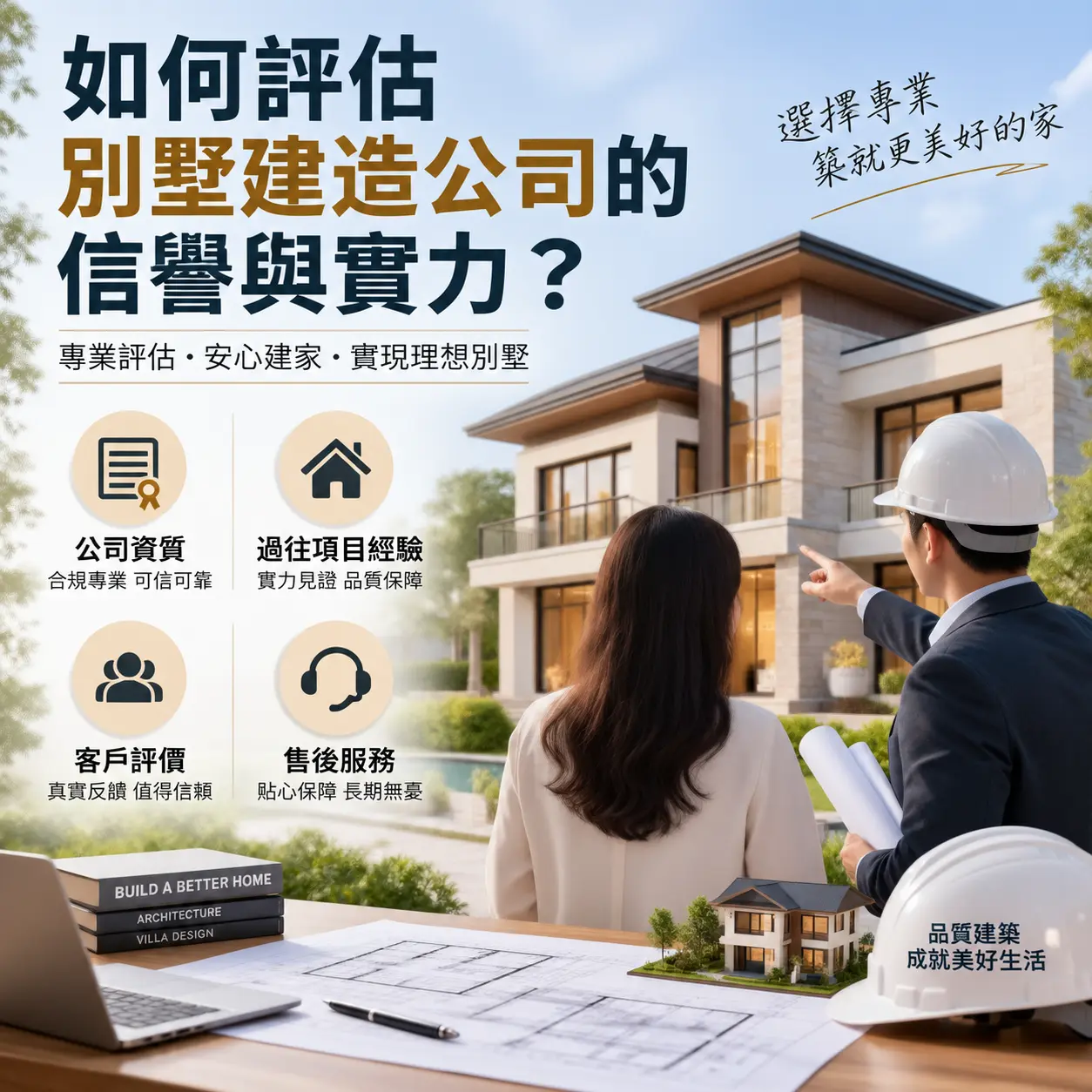如何评估 关岭 别墅建造公司的信誉与实力？