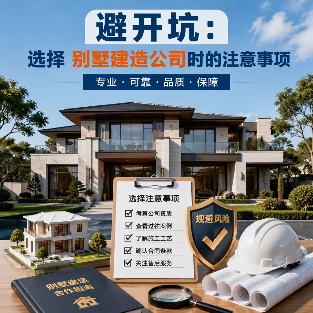 避开坑：选择 关岭 别墅建造公司时的注意事项