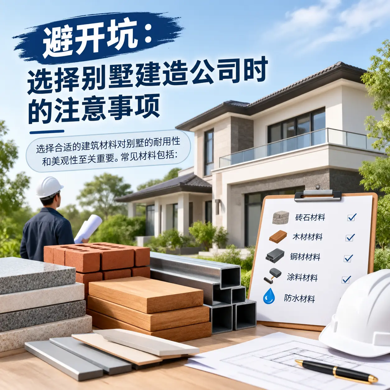 避开坑：选择 关岭 别墅建造公司时的注意事项