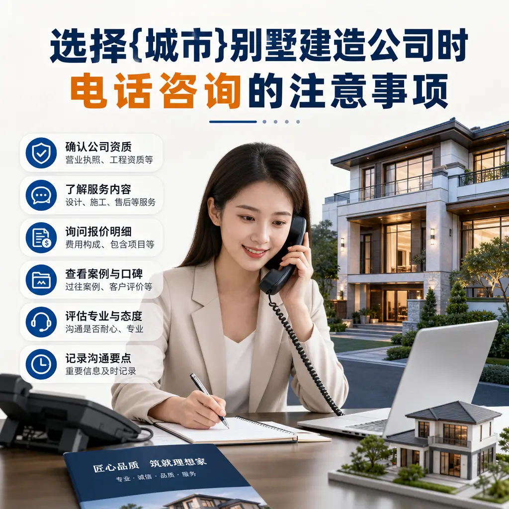 选择关岭别墅建造公司时，电话咨询的注意事项