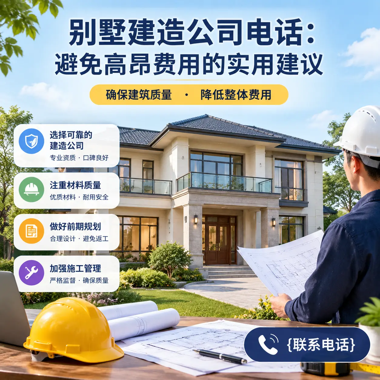 关岭别墅建造公司电话:避免高昂费用的实用建议