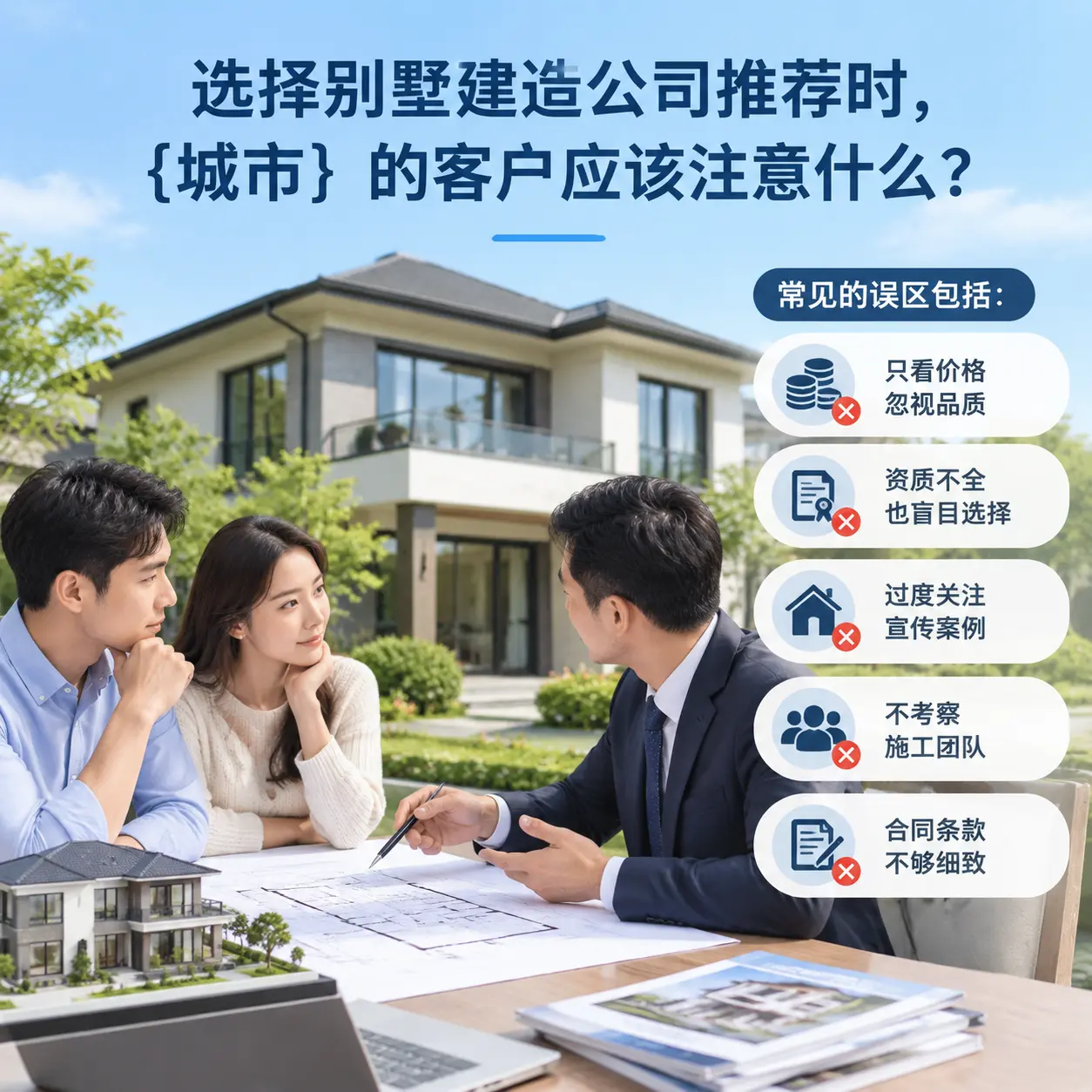 选择别墅建造公司推荐时,关岭 的客户应该注意什么?