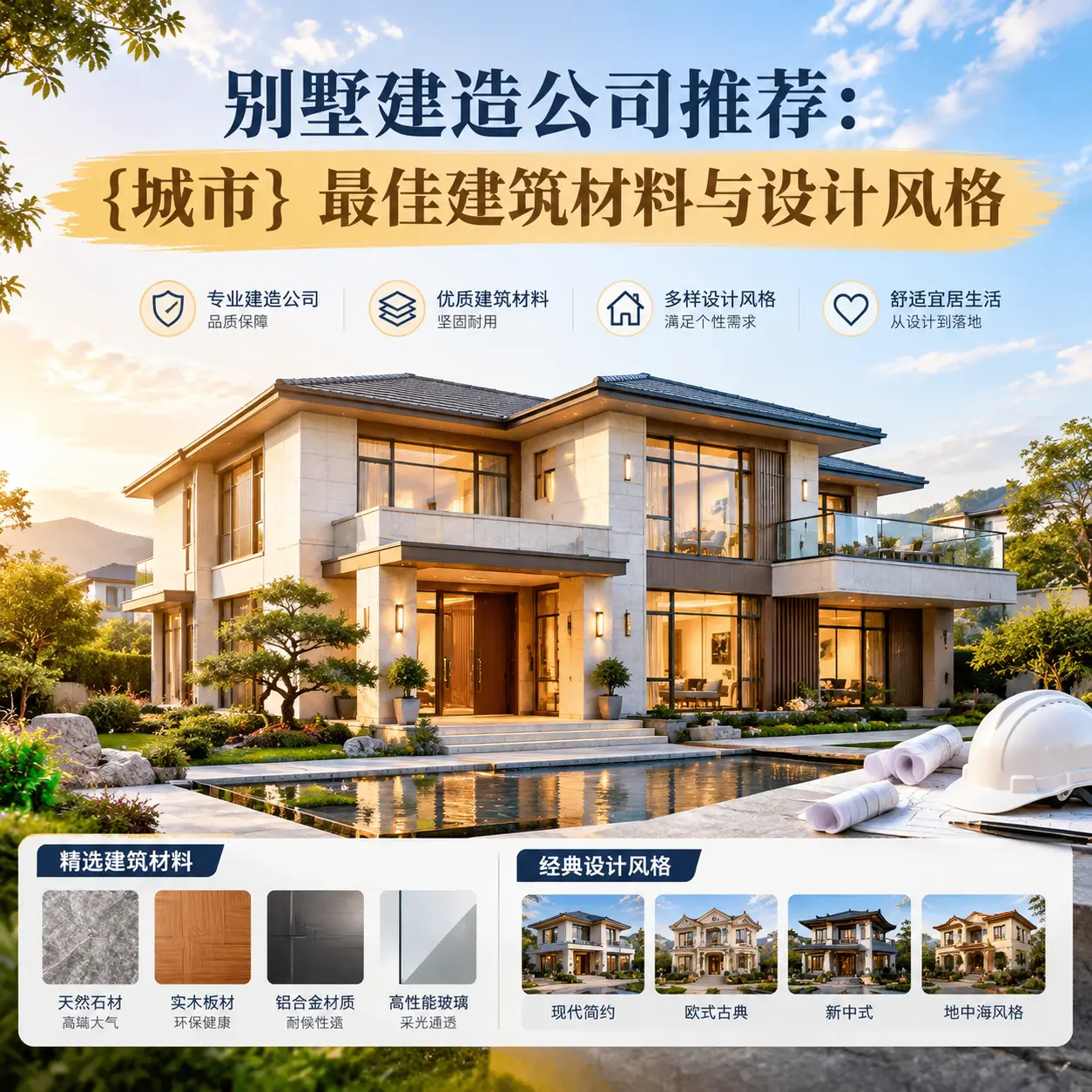 别墅建造公司推荐： 关岭 最佳建筑材料与设计风格