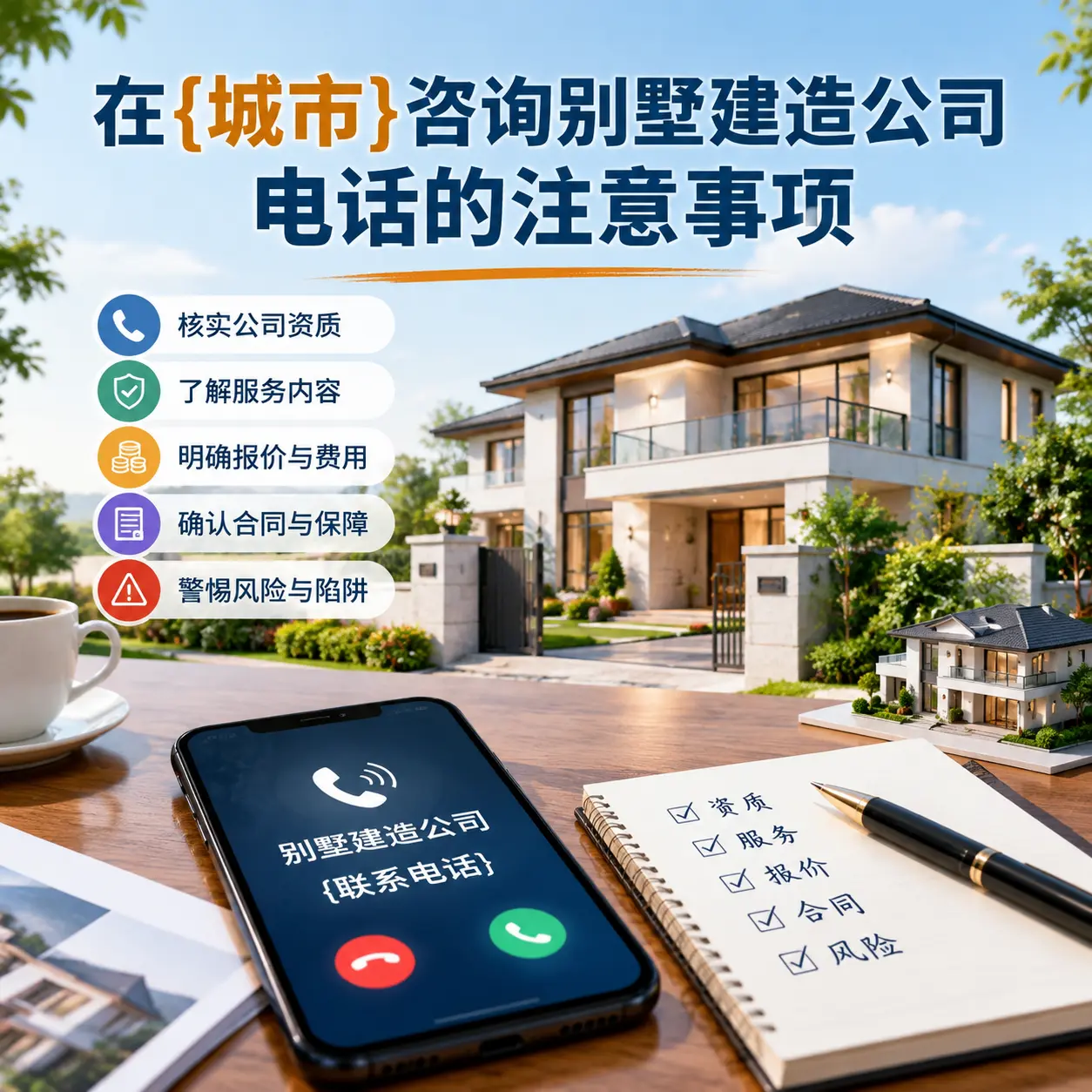 在关岭咨询别墅建造公司电话的注意事项