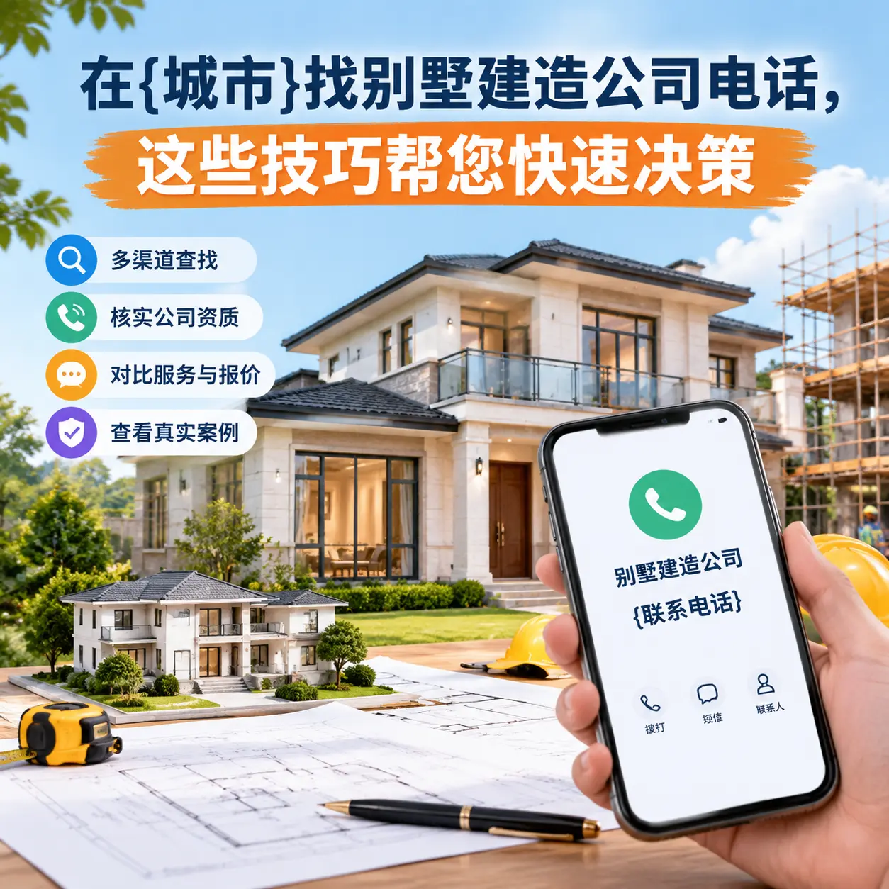 在关岭找别墅建造公司电话，这些技巧帮您快速决策