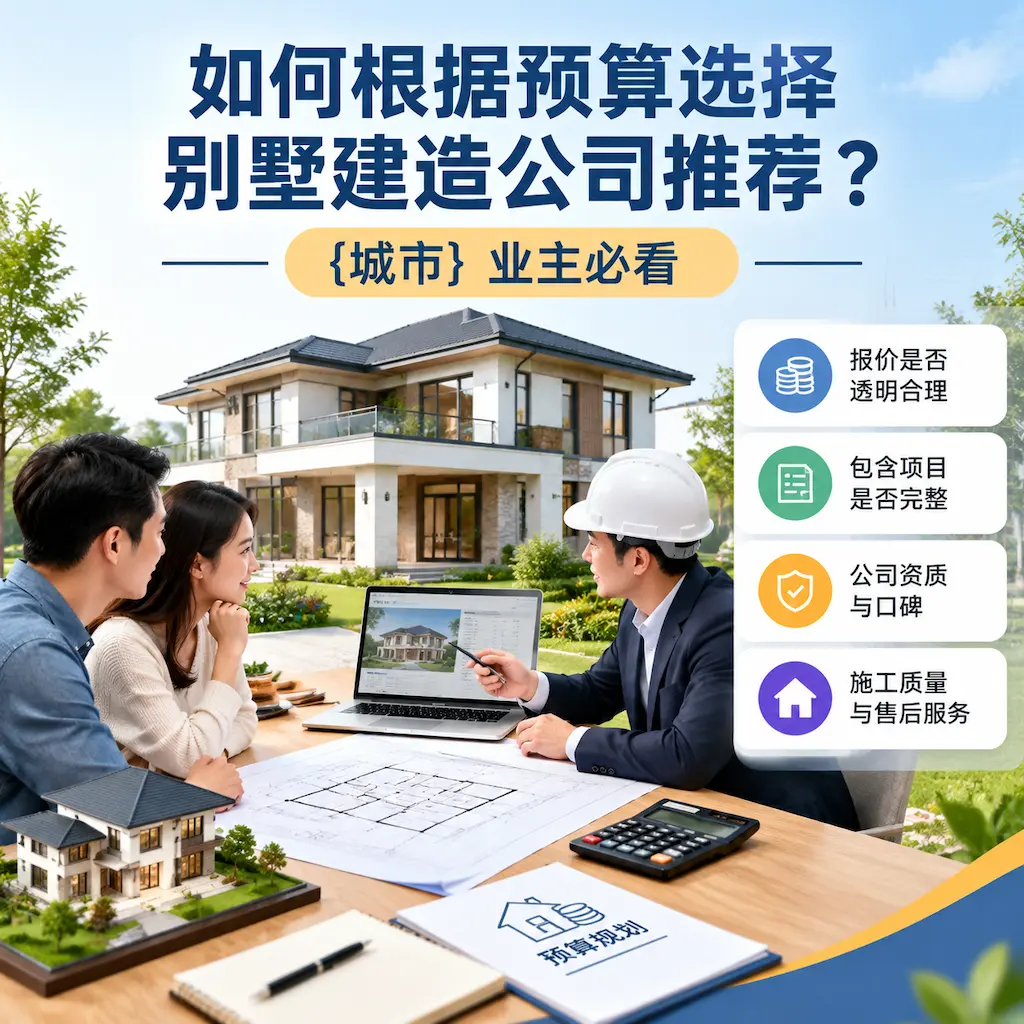 如何根据预算选择别墅建造公司推荐？ 关岭 业主必看
